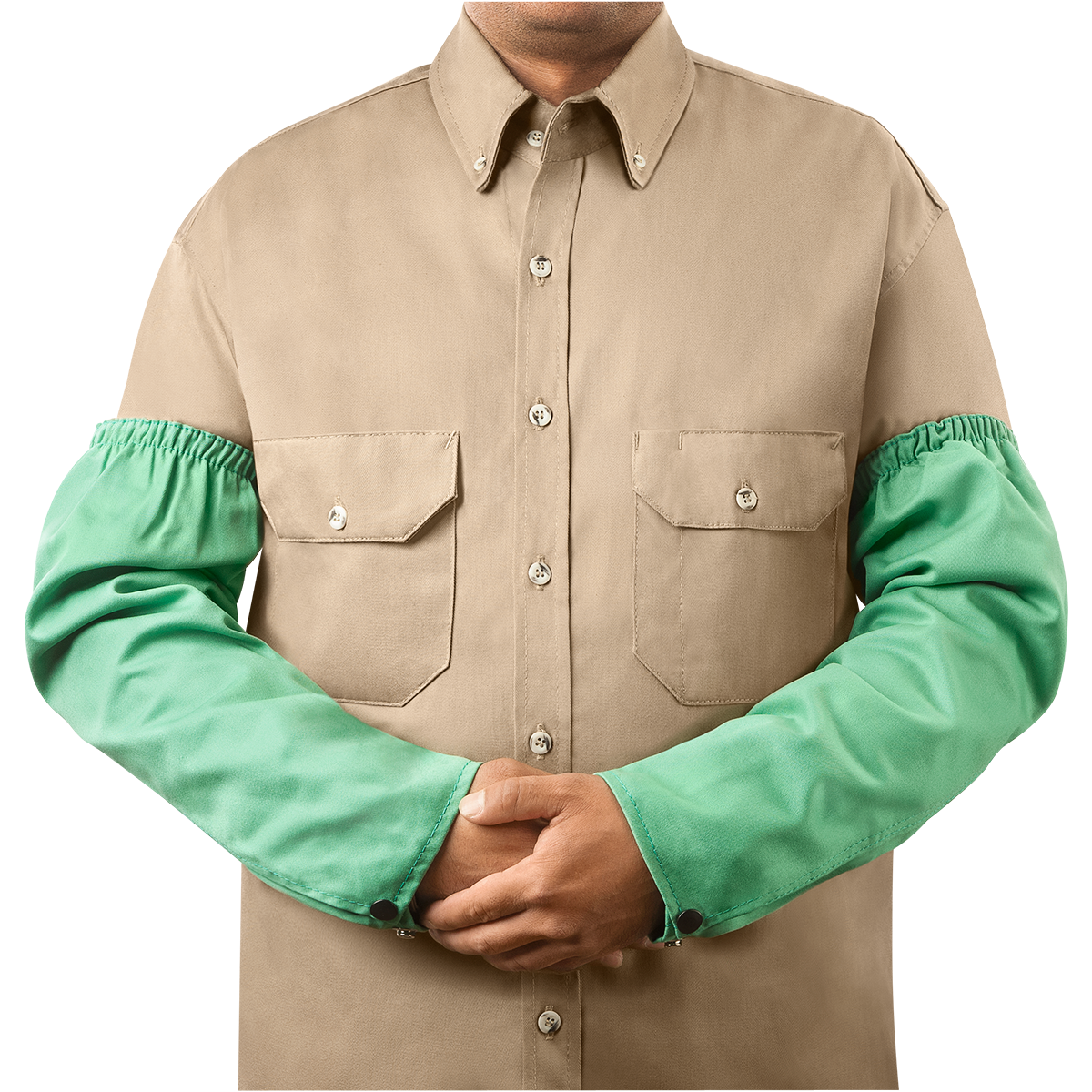 Steiner 9 oz FR Cotton Sleeves - Standard Elastic Top, Snap Wrist Closure