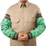 Steiner 9 oz FR Cotton Sleeves - Wide Cuff Elastic - 23" Green