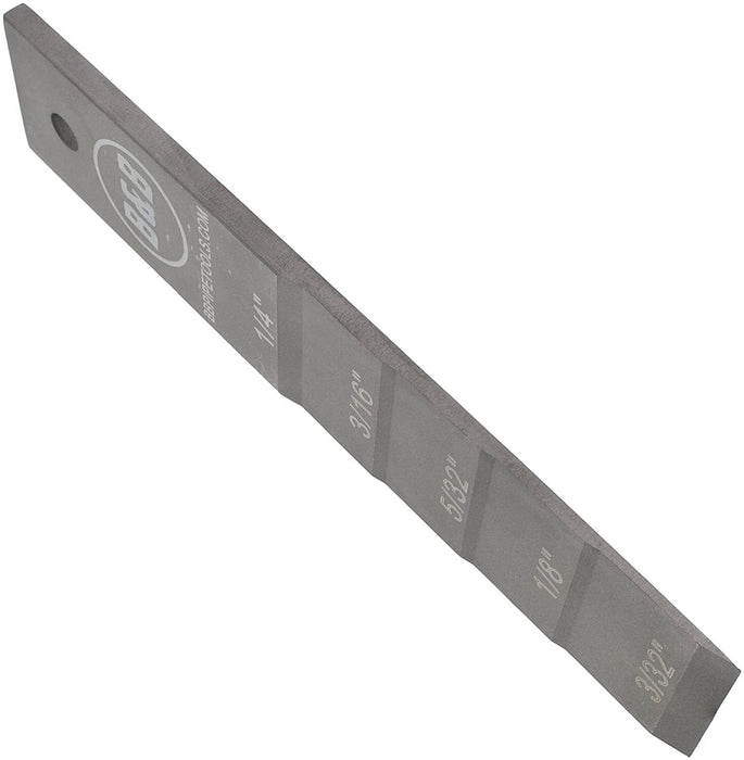 B&B Pipe 2132 Stepped Pipe Wedge (Large) 1-3/4" Width x 8" Length for Pipe Fitting Welding