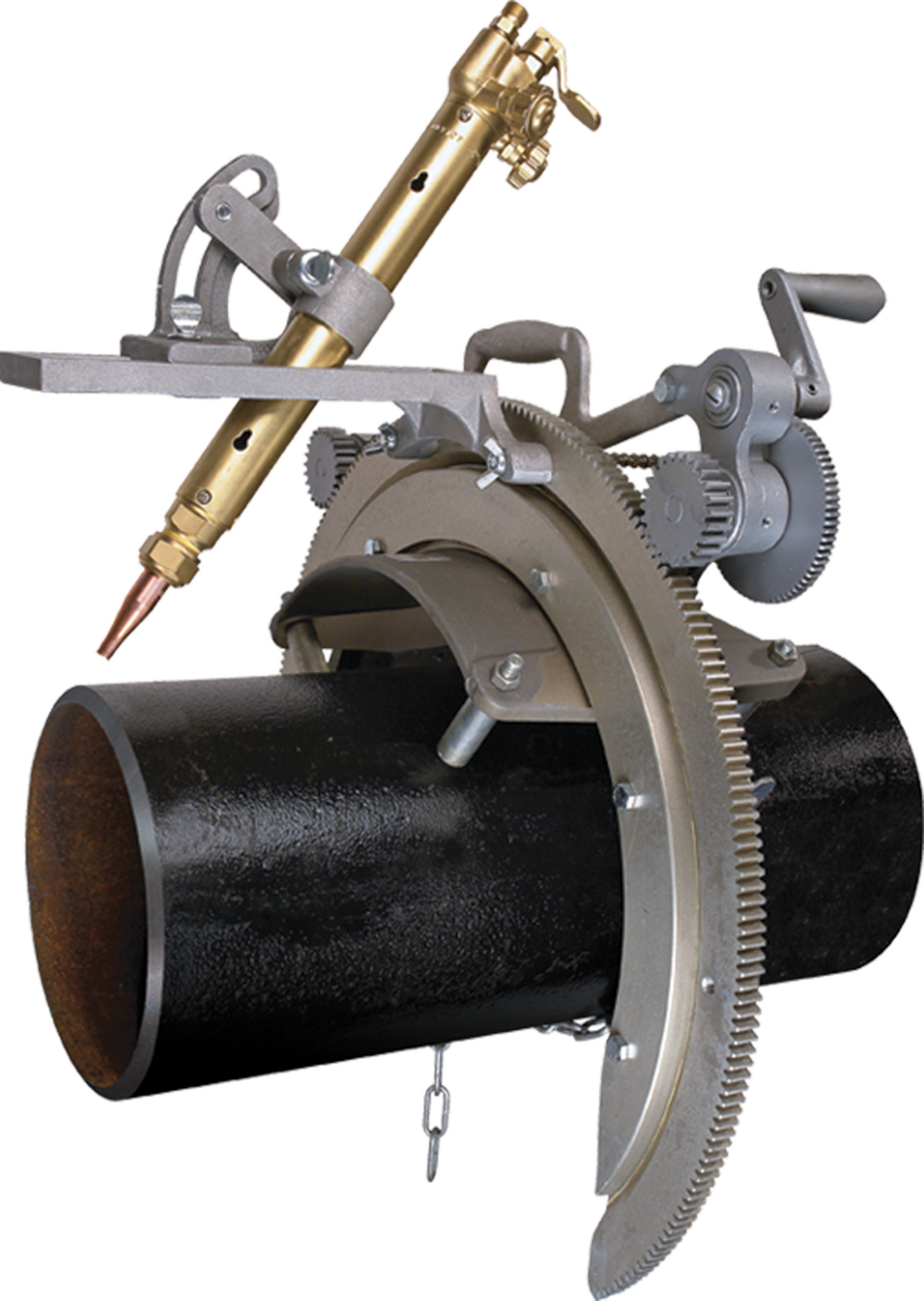 Mathey Dearman  2SA Cast Aluminum Manual Saddle Pipe Beveling Machine 6"- 12"