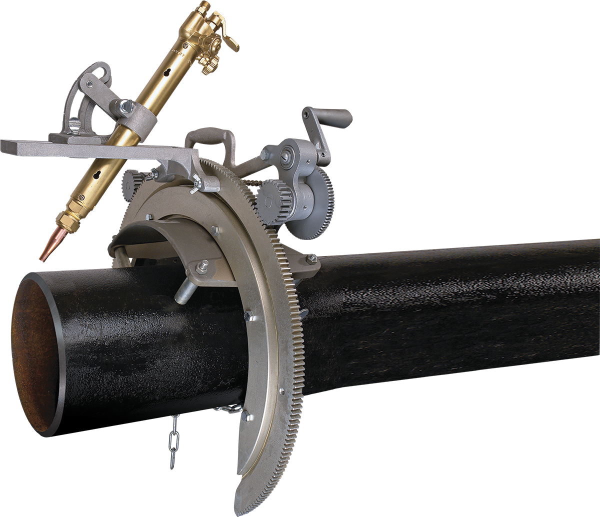 Mathey Dearman  2SA Cast Aluminum Manual Saddle Pipe Beveling Machine 6"- 12"