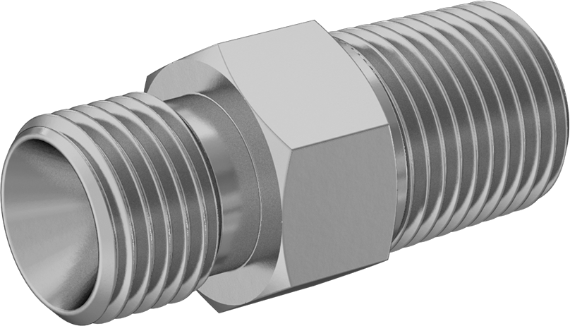 Regulator Outlet Bushing, 200 psi, Brass, A-Size, 1/8 in (NPT) LH, Male, Fuel Gas