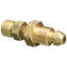 Brass Cylinder Adaptors, CGA-510 POL Acetylene To CGA-300 Commercial Acetylene