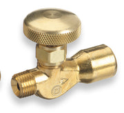Non-Corrosive Gas Flow Valve, 200 psig, Brass, Inert Gas, 5/8 - 18