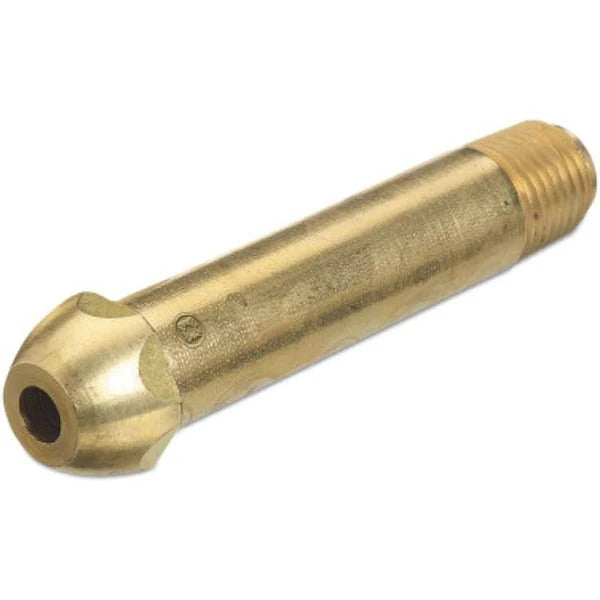 Regulator Inlet Nipples, 1/4" (NPT), 3 1/2", Brass, CGA-510;  CGA-580;  CGA-590