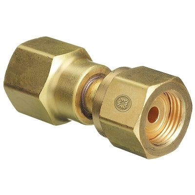 Brass Cylinder Adaptor, From CGA-320 Carbon Dioxide To CGA-580 Nitrogen