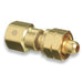 Brass Cylinder Adaptors, From CGA-555 Propane (LqW) To CGA-580 Nitrogen