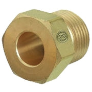 Regulator Inlet Nut, Argon, Helium, Nitrogen, Brass, CGA-580