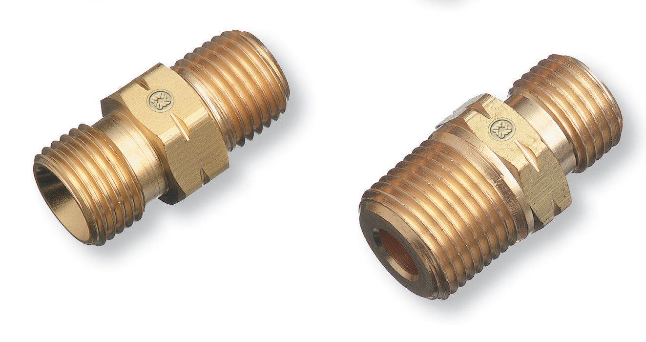 Regulator Outlet Bushing, 200 psi, Brass, C-Size, 1/2 in (NPT) LH, Male, Fuel Gas