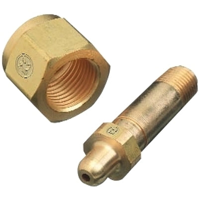 Regulator Inlet Nuts, Corrosive Gases, Stainless Steel, CGA-330