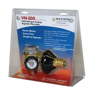 VN Series HVAC Nitrogen-Purging Regulators/Flowmeters, Nitrogen, 35 CFH, CGA-580