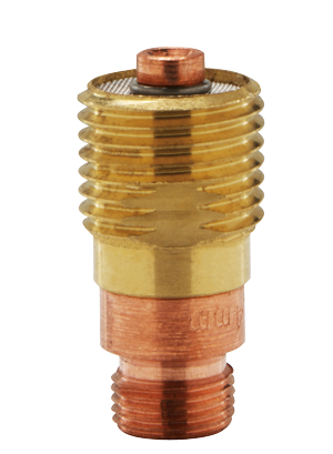 CK Stubby Gas Lens Collet Bodies for 17/18/26 Style Torches (Assorted Sizes 1/16, 3/32, 1/8) - 2 Pack