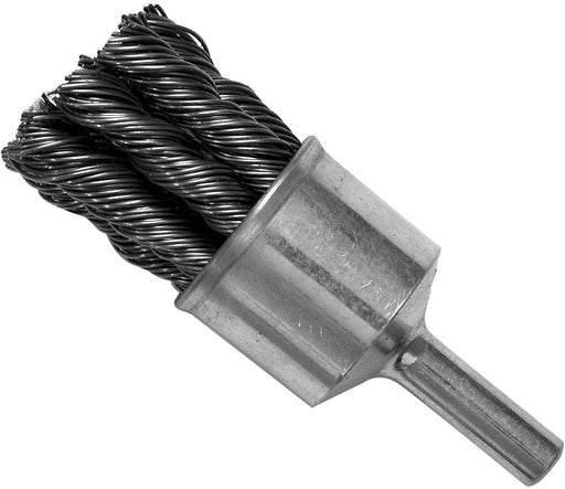 CGW 60130 3/4 KNOTTED END BRUSH .014 CARBON 1/4" SHANK