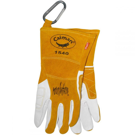 Caiman 1540-Premium Goat Grain Unlined Palm TIG/Multi-Task Welding Gloves