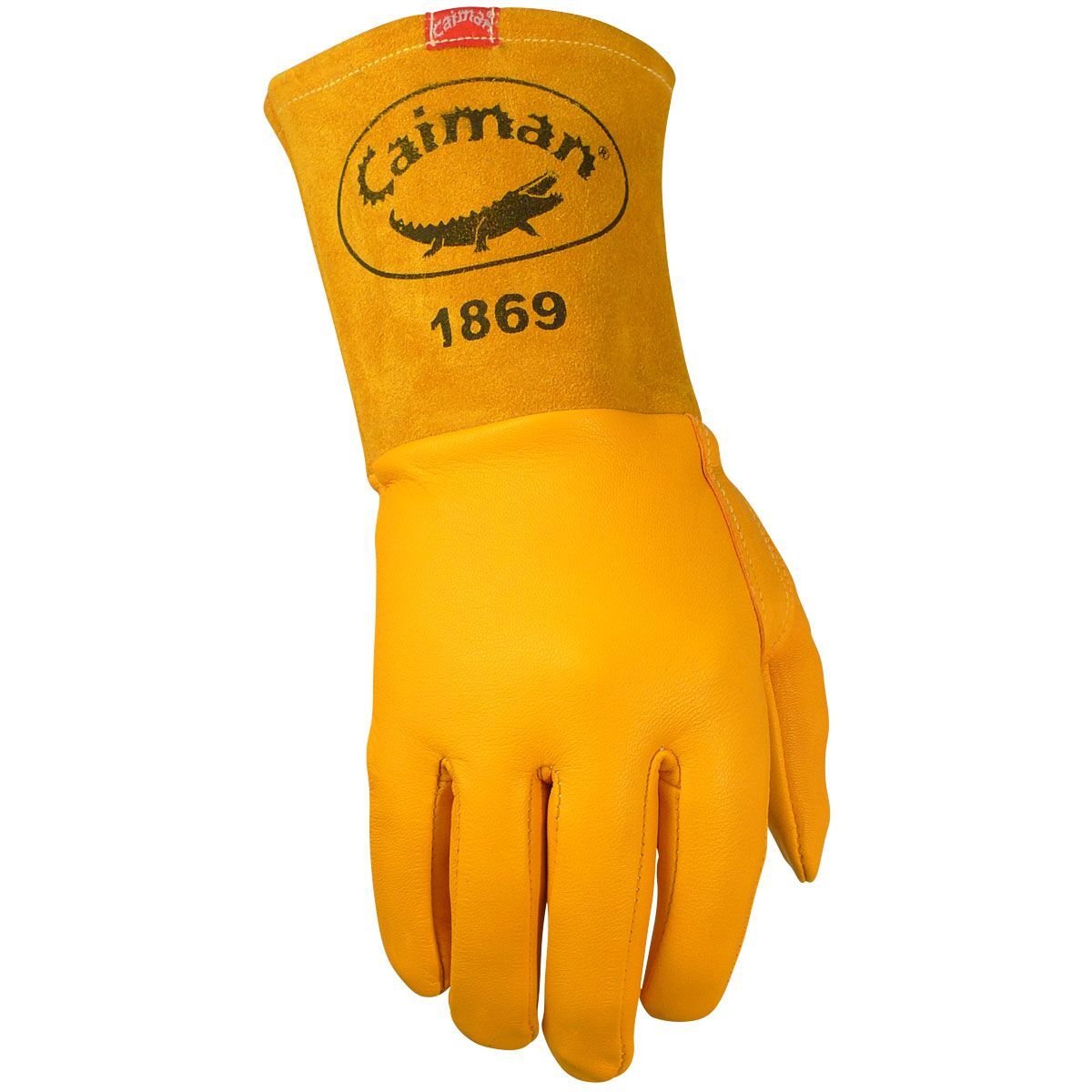 Caiman 1869 - Medium Goat Grain Unlined MIG Welding Gloves