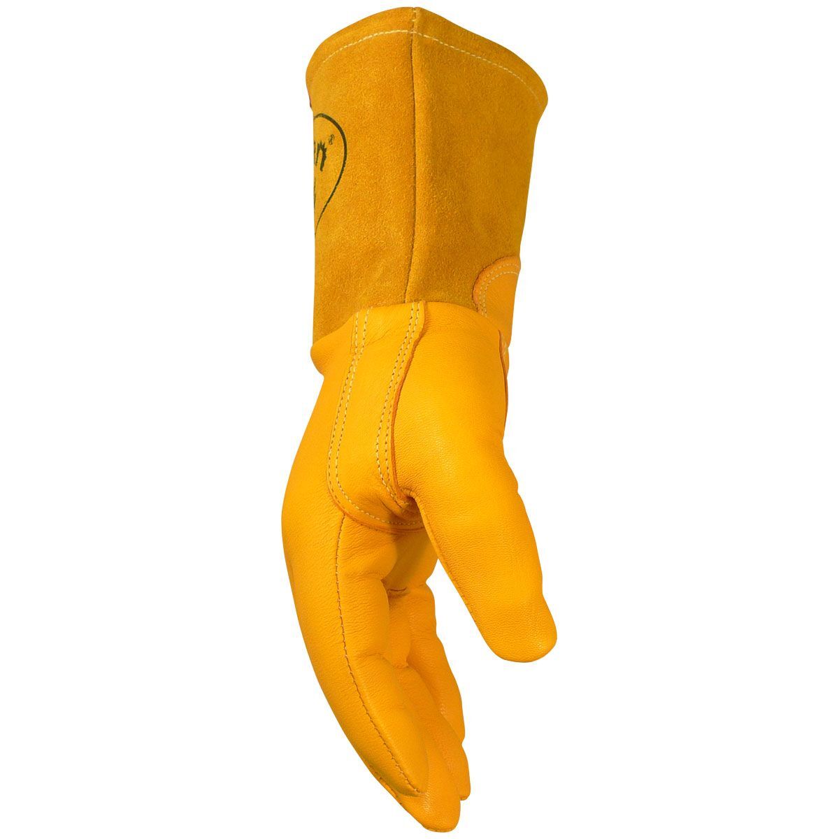 Caiman 1869 - Medium Goat Grain Unlined MIG Welding Gloves