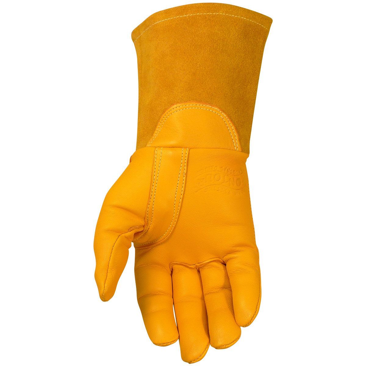 Caiman 1869 - Medium Goat Grain Unlined MIG Welding Gloves