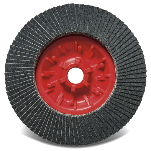 CGW Plastic Backing Flap Discs with Internal 5/8-11 Threads 4 1/2" x 5/8"-11 40 Grit