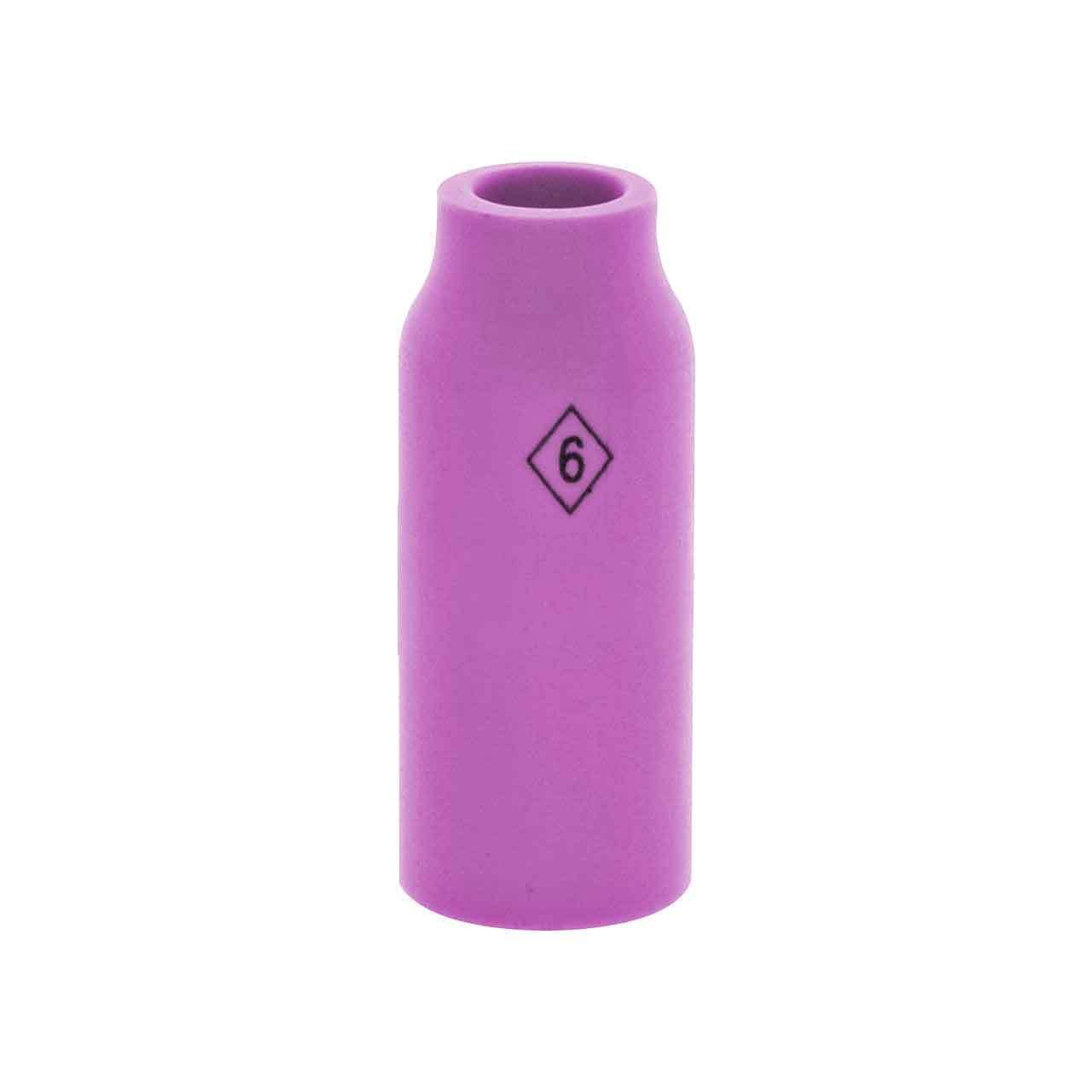 CK Worldwide 3A6GS Cup Alumina (3/8" x 1-7/8") 3 Series Gas Saver     DWG2769