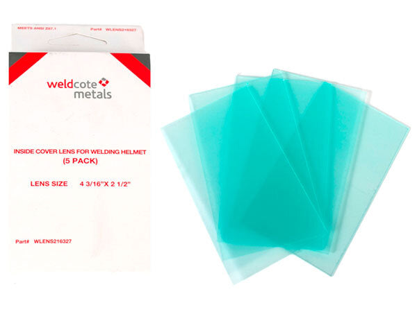 Weldcote Inside lens for Classic and Pro-Hobby helmets (5 pack)