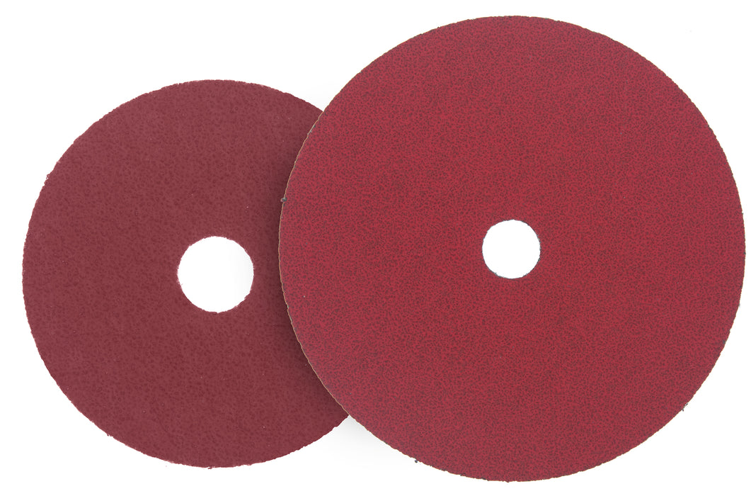 Ceramic Resin Fiber Sanding Disc 5"Dia.  x 7/8", 25 Per Package