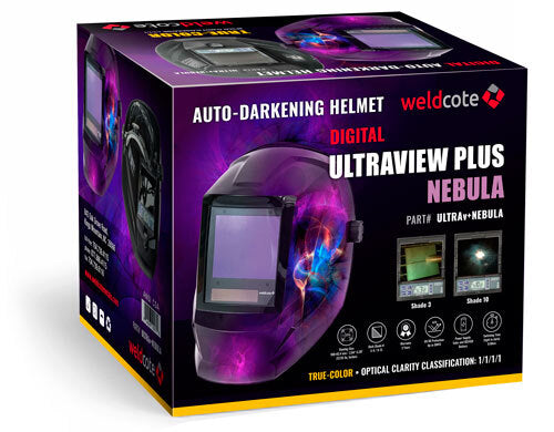 Weldcote Ultra-View Plus Nebula Auto-Darkening Welding Helmet True Color