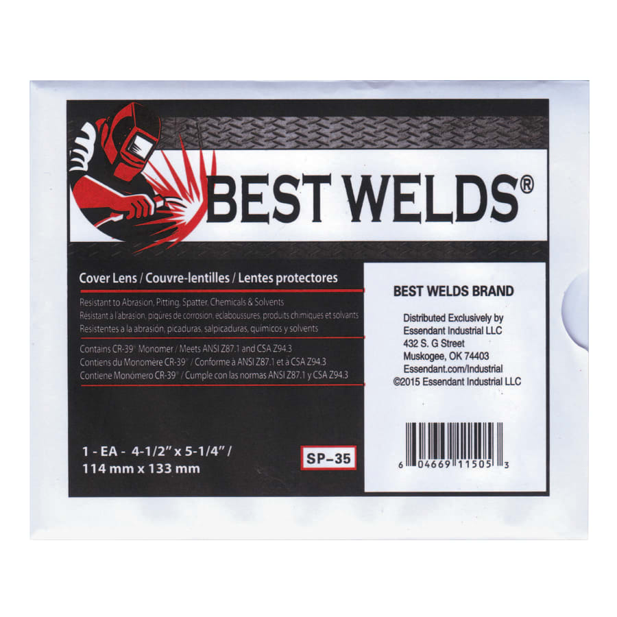 Best Welds 4-1/2" x 5-1/4" CR-39 Cover Lens