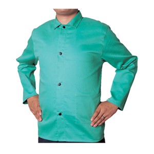 33-6630L Alliance COOL FR Cotton Jacket,Green,L,30" sleeves