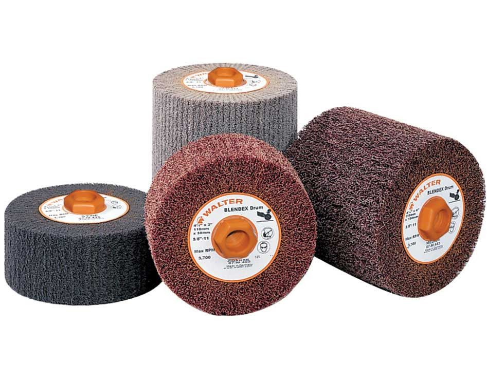 Walter 07M442 4.5" x 4" Coarse Surface Conditioning Blendex™ Drum