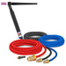 CK Worldwide | Rigid TIG Torch #20 - 2 Series (Water Cooled) (CK20-12SF RG) W/ 12.5ft. Super Flex Cable