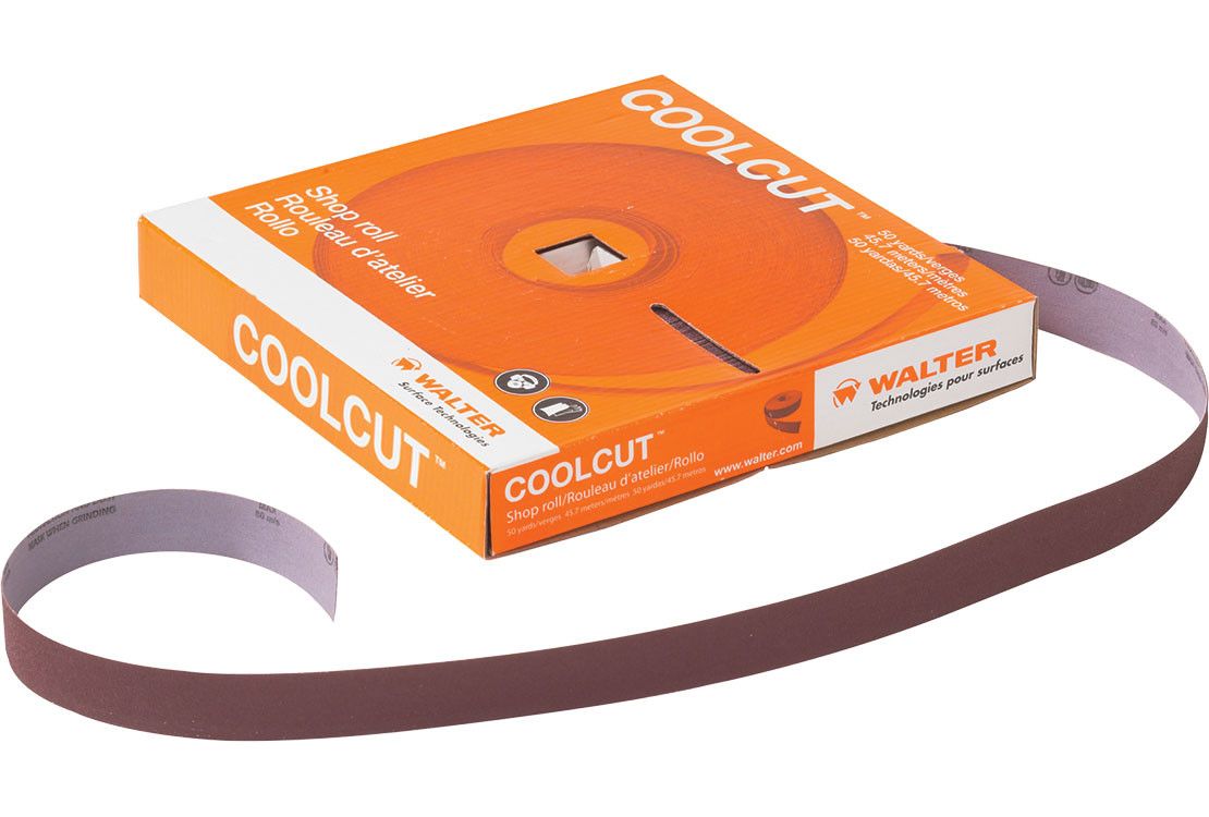 Walter 14C106 60 Grit Coolcut Shop Roll, 1" x 50 yds