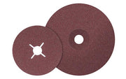 Walter 15C704 Coolcut Sanding Disc 7" diameter, 40 grit maroon fiber-backed disc pair, abrasive sanding disc