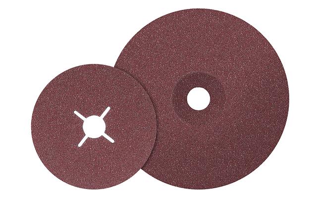 Walter 15C704 Coolcut Sanding Disc 7" diameter, 40 grit maroon fiber-backed disc pair, abrasive sanding disc