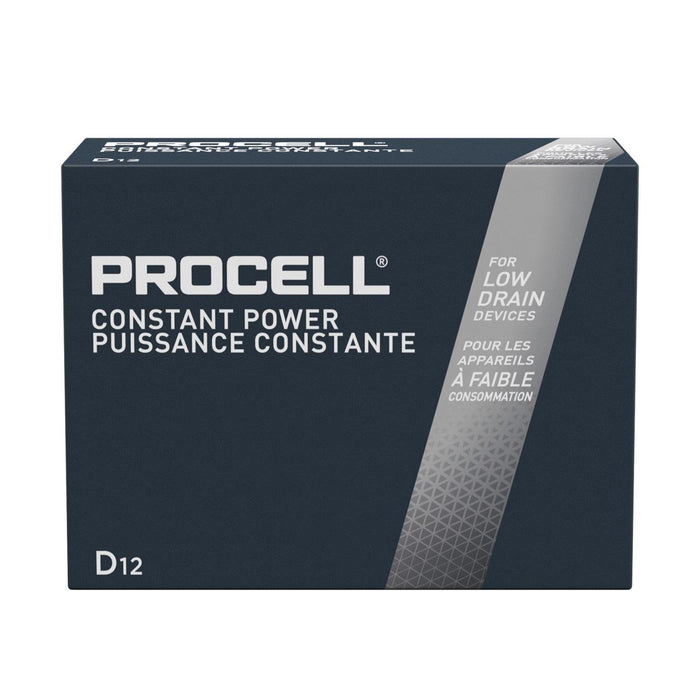 PC1300 Procell Constant, Alkaline Battery, D, Bulk, 12/Box
