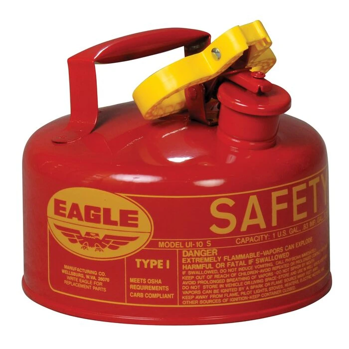 UI-10-S Eagle Type 1 Safety Can,Material Metal,Red,1 gallon