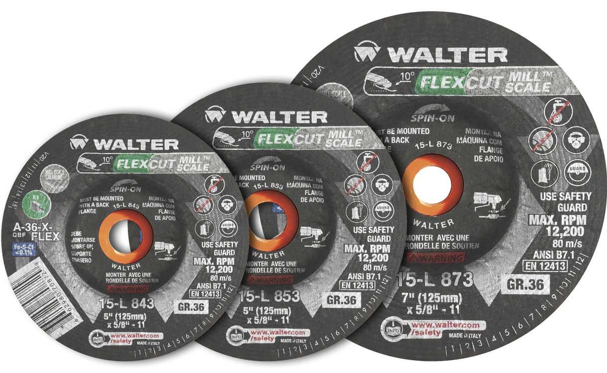 Walter 15L863 FLEXCUT MILLSCALE: 6 GR36 SPIN-ON 25 Pack