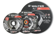 Walter 08B410 4" x 1/4" x 3/8" HP Type-27 Grinding Wheel
