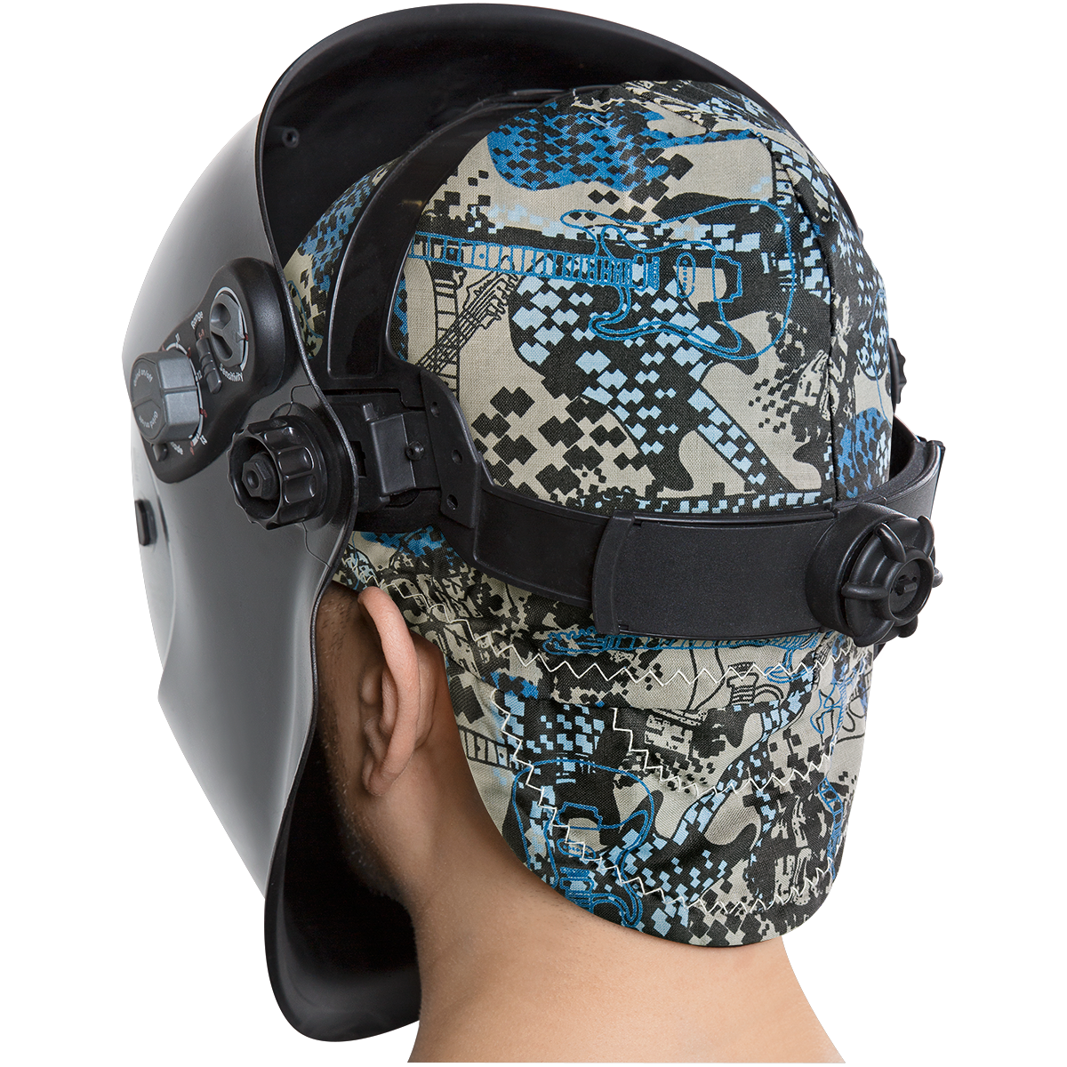 Welders Hat KRAZY KAP„, 100% Cotton, Reversible Pattern/Solid