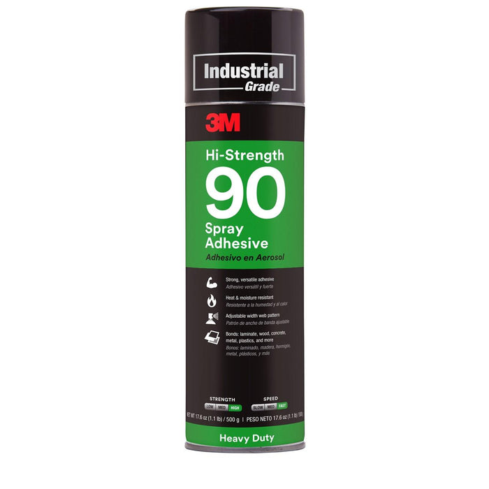 48011-62839 3M Hi-Strength 90 Spray Adhesive, Clear, 24 fl oz