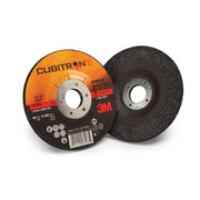 7100086894 3M™ Cubitron™ II Wheel, Depressed Center, Right Angle, 36+ Grit 4 1/2"