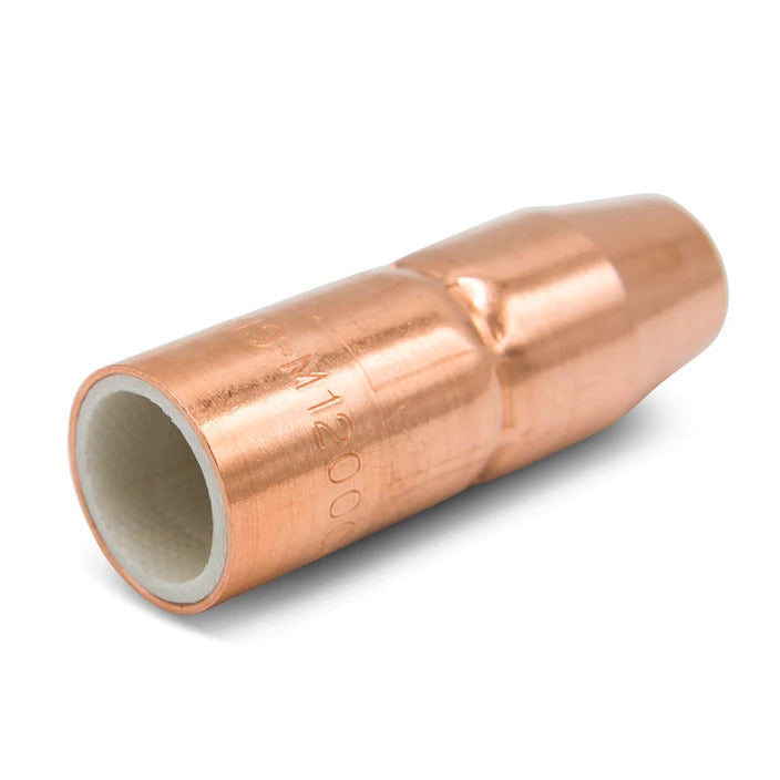 AccuLock  MDX Thread-On Nozzle, 1/2" Orifice, Flush Tip, Copper (2 per pkg)