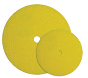 Walter 07T454 Quick-Step High Polish disc 4.5", two yellow felt polishing discs with centre holes, polishing disc