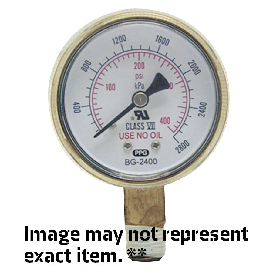Anchor Replacement Gauge 2-1/2", 400psi, Brass