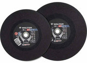 Walter 10A143 14x1/8x1-inch Ripcut II Long Life cut-off wheel, black abrasive disc with 1-inch arbor, cut-off wheel