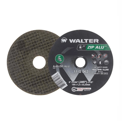 Walter ZIP ALU 4.5 in. x 7/8 in. Arbor x 3/64 in. T1 Cutting Wheel for Aluminum