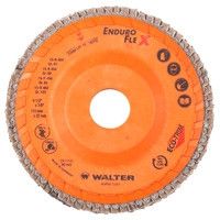 Walter 15-R-708 7" x 7/8" 80 Grit Enduro Flex Steel Flap Discs (10 Pack)80