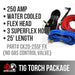 CK Worldwide TIG Torch #20 - 2 Series (Water Cooled) (CK20-25SF FX) w/ 25' Super Flex Hose