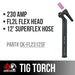 CK Worldwide TIG Torch FL230 - Water Cooled 2 Series (CK-FL2312SF) w/ 12.5' Super Flex Hose