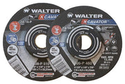 Walter 08P705 7" x 1/4" Metal Spin-On Xcavator Grinding Wheel