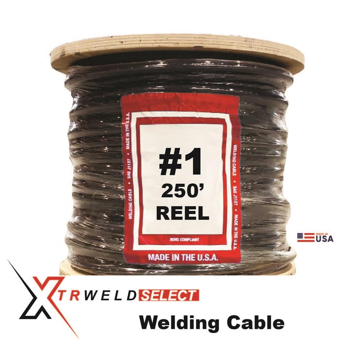 WCSN1B-250 XTRweld Select Welding Cable, 600V, #1 AWG, 250'